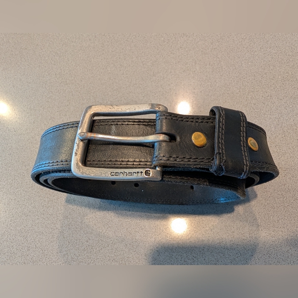 Carhartt Black Leather Belt